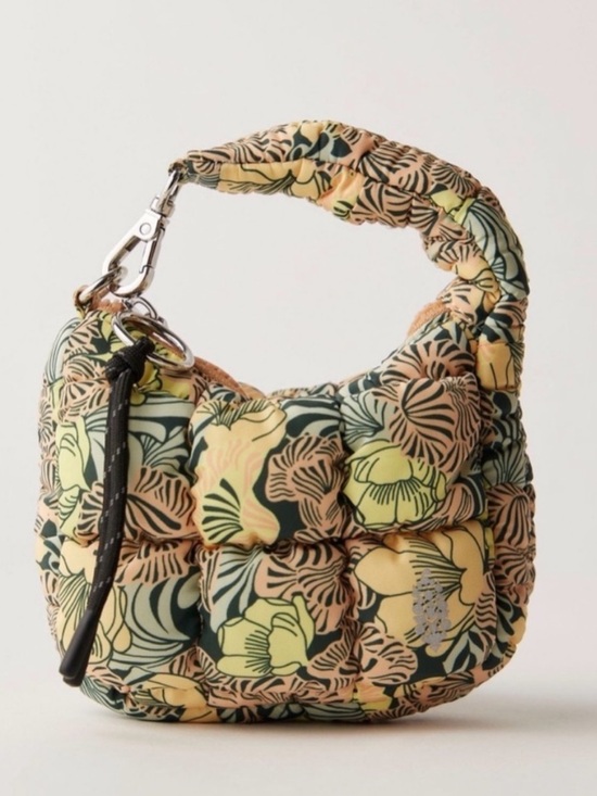 FP Movement by Free People Handbags - FP Movement by Free People Dense Floral Quilted Micro Pouch